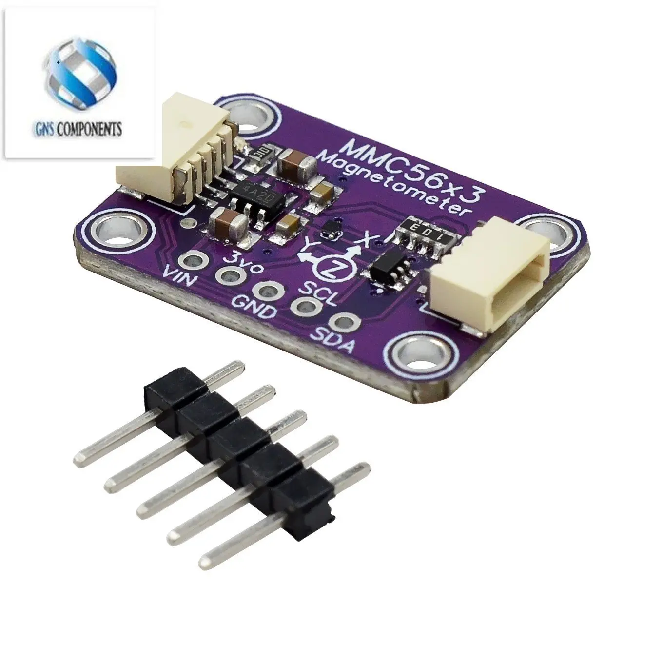 Magnetómetro triaxial MMC5603 para STEMMA para interfaz QT/Qwiic