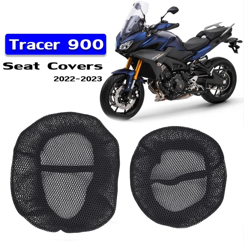 Motorcycle Cushion Seat Covers Fits Tracer 900 Protecting For Yamaha Tracer 9 Accessories 3D Fabric Saddle Seat Cover 2022-2023