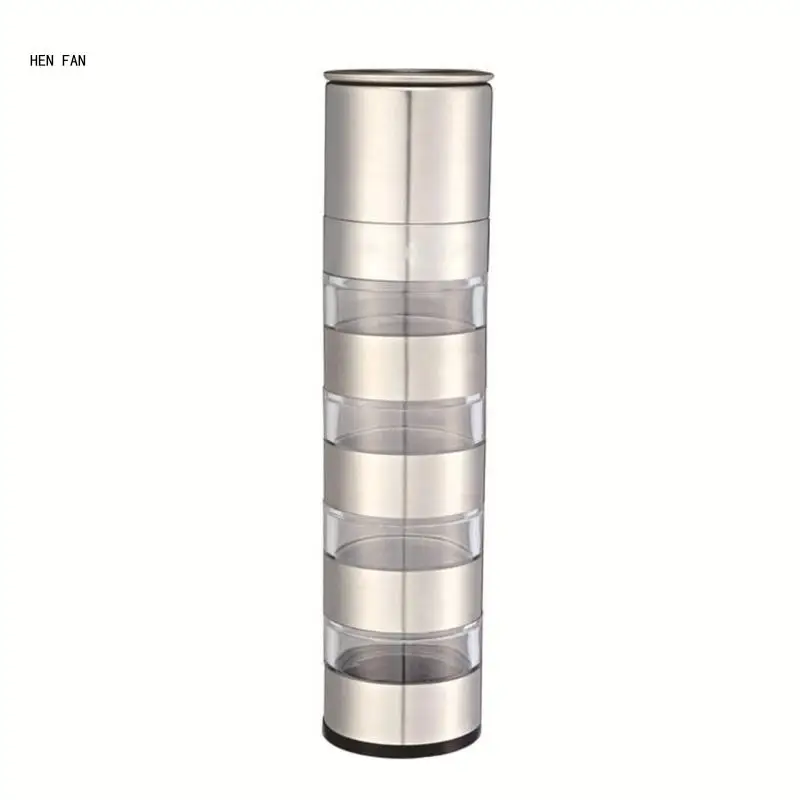 

Stackable Spices Organizers Seasonings Jar Kitchen Spices Storage Container Seasoning Bottle Spices Tower Spices Box M89D