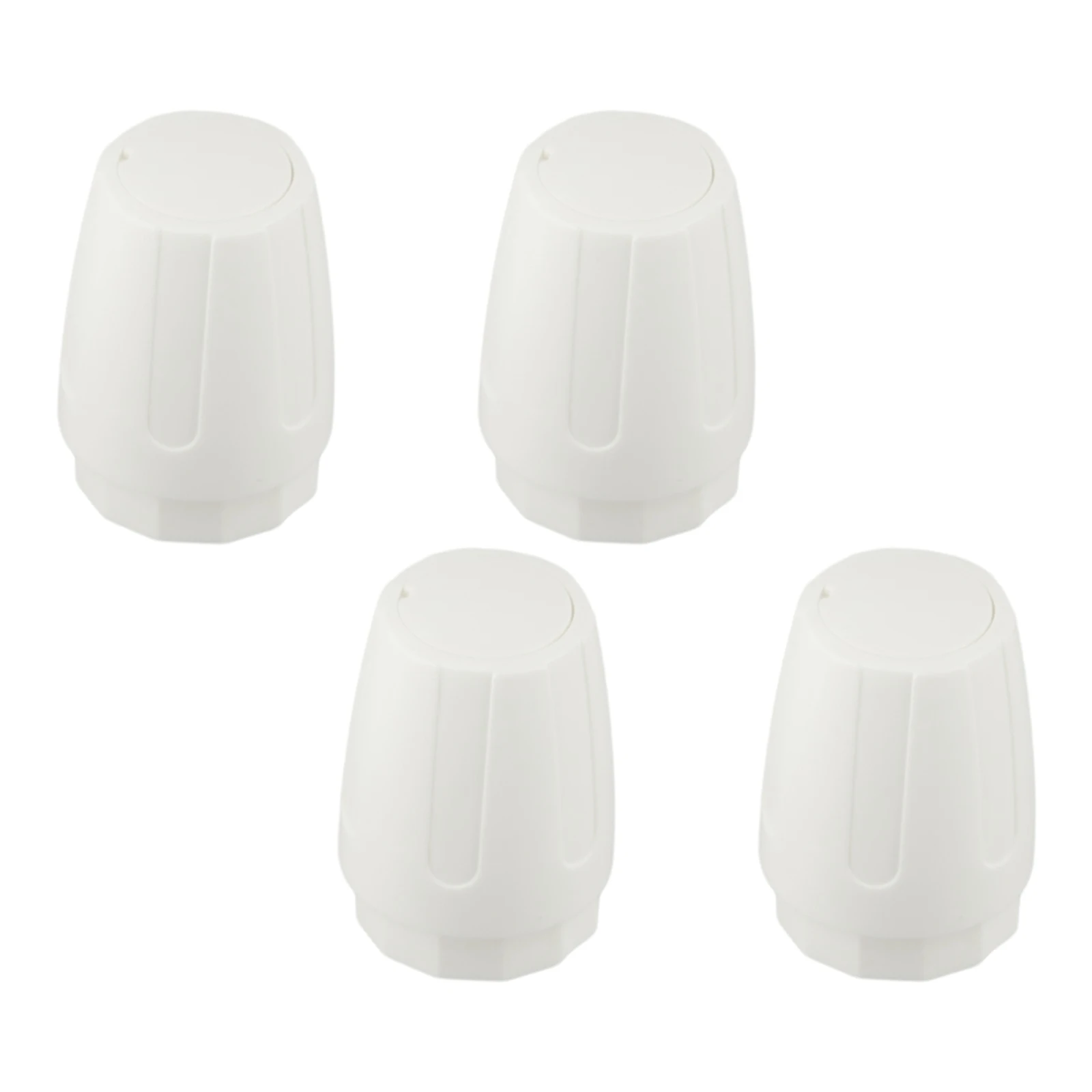 4pcs Floor Heating Manifold Hand Wheel Switch Accessories White Handle Home Floor Heating Switch Plastic Fittings