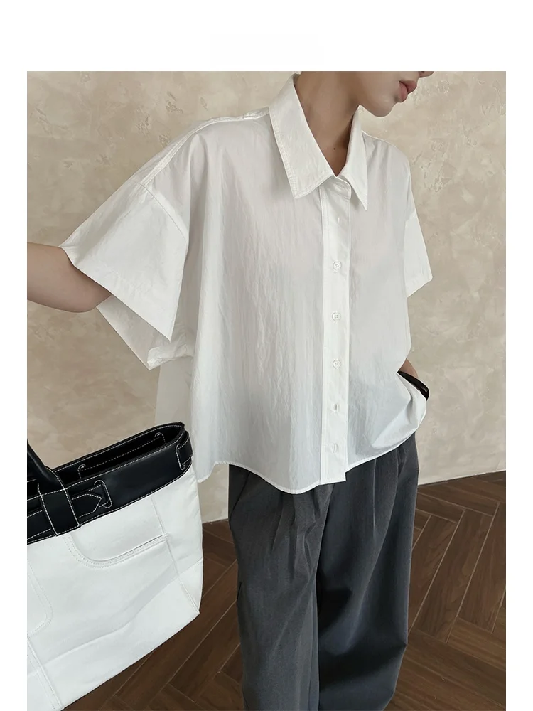 

ARETE AK: Свободная женская блузка с широкими рукавами и квадратным вырезом, из смесового хлопка, модная, стройнящая, для весны