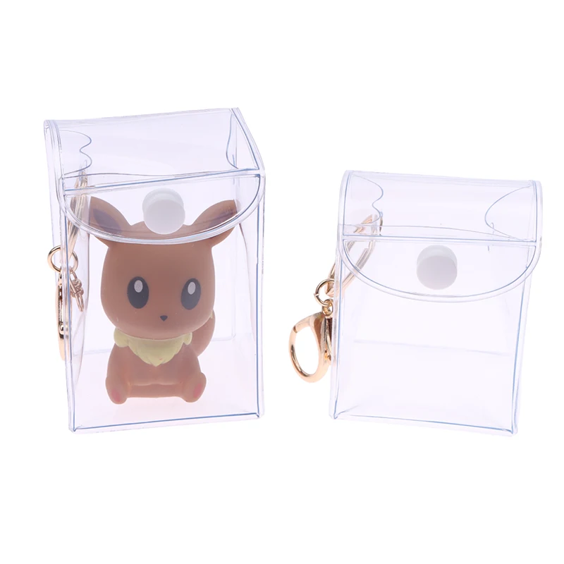 1Pc Transparent Mystery Box Mini Anime Doll Display Bag Universal Display Box Portable Storage Bag Coin Purse Earphone Bag