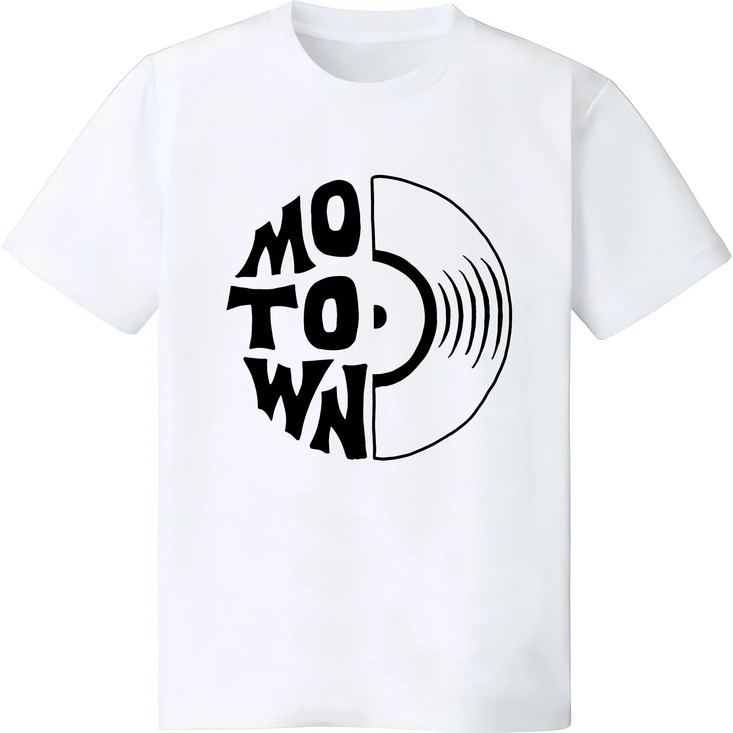 Detroit Motown 100% Cotton T-Shirt for Men Supremely Soft, Slightly Fitted Shape