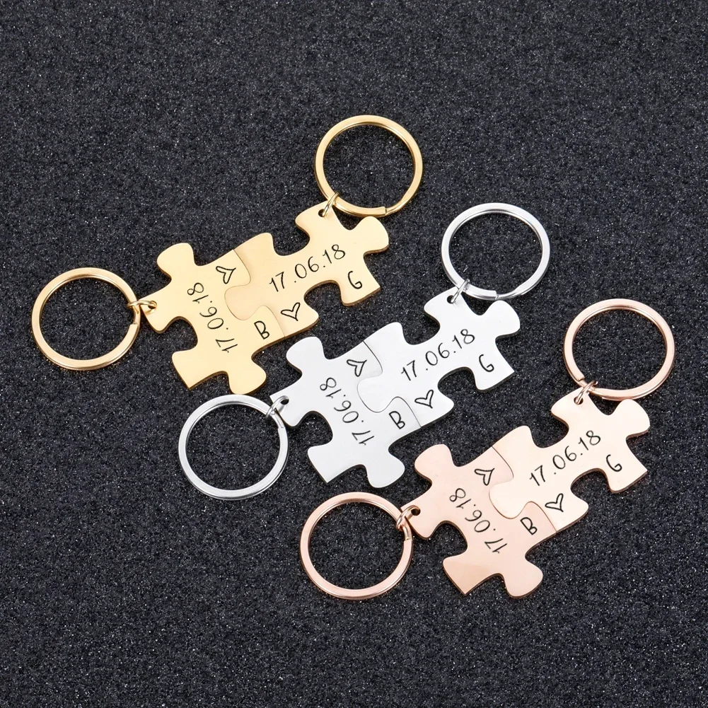 

2 Pcs Boyfriend Gift Key chain for Women Men Couple Keychain Gifts for Husband Wife Boyfriend Girlfriend Valentines Day Gift