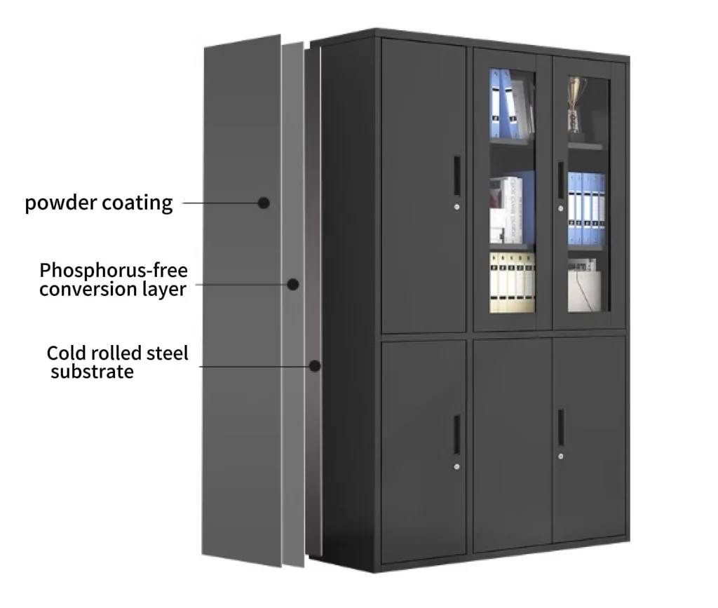 

-Storage Cabinet With 4 Doors And Adjustable Shelves Metal File Cabinet Manufacturers Metal Cupboard Steel Storage Filing Cabine
