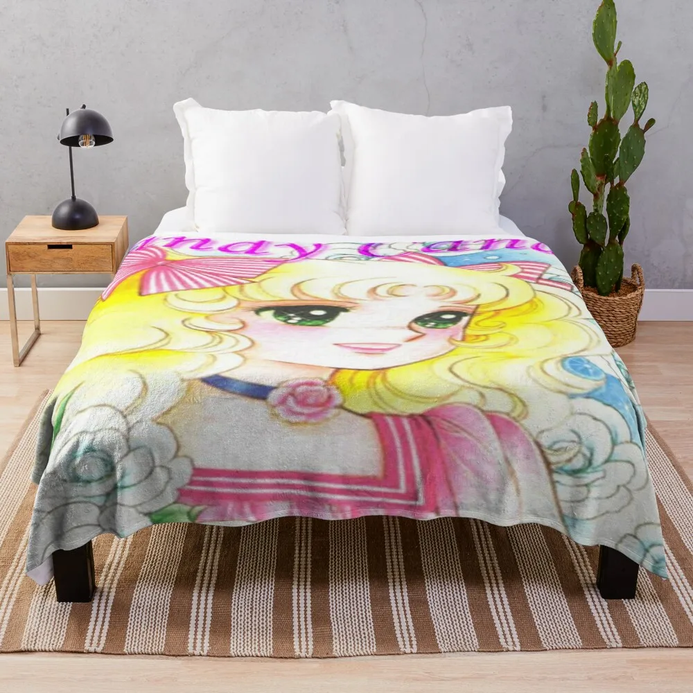 CANDY CANDY - MANGA ANIME Throw Blanket Sofa blanket velour