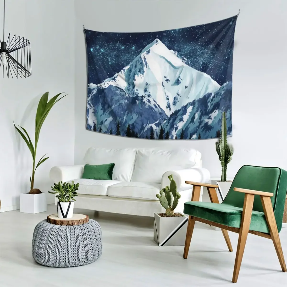 

Alaska Night Sky 1 Tapestry Carpet Wall Decoration Room Wall Hangings Decoration Aesthetic Home Decor Tapestry