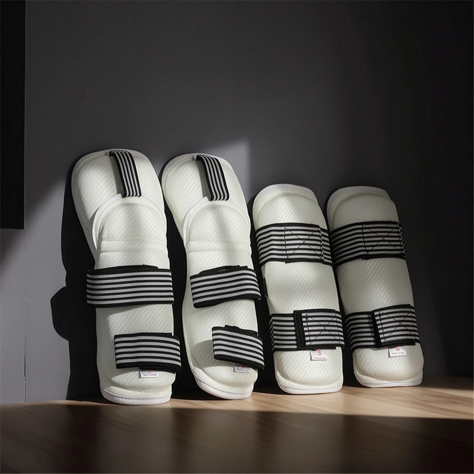 4 Pieces Combat Arts Punching Pads Textured Sparring Pads Padded Breathable for Athletes, Gym view 5
