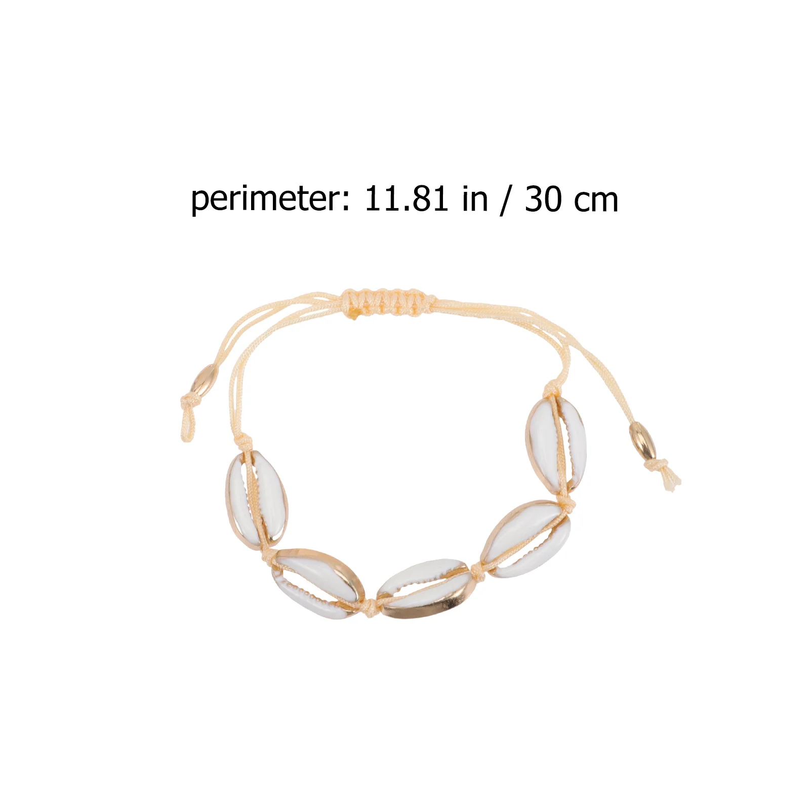 3 قطع المرأة مضفر شل سحر سوار مجموعة أزياء الشاطئ خلخال مجوهرات قابل للتعديل الحد الأدنى نمط هدية مثالية #4