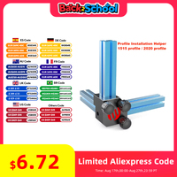 FYSETC Profile Installation Helper for 1515 /2020 Profile CNC Right-angle Ruler for VORON V0 V2.4 Trident Vzbot 3D Printer Parts
