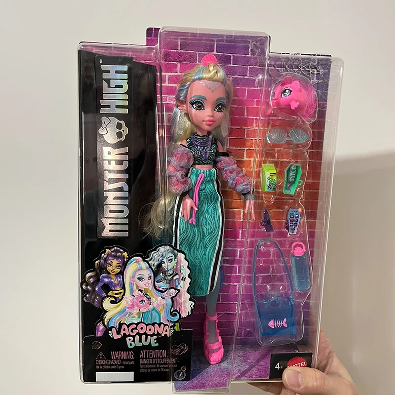 

【NEW】2026 Genuine Barbie Monster High Frankie Lagoona Series Figurines Collectible Desktop Decoration Mold Doll Collecte Toys
