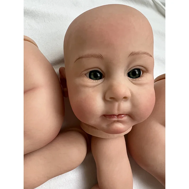 24inch Already Finished Painted Reborn Doll Parts Huxley Lifelike Painting with Visible Veins 3D Skin Cloth Body Included