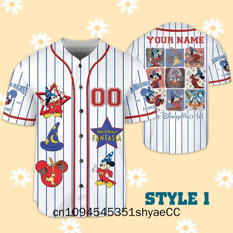 Personalized Mickey Mouse Jersey, Disney Mouse Jersey Men, Custom Kid Baseball Team, Disneyland Family Vacation Shirt