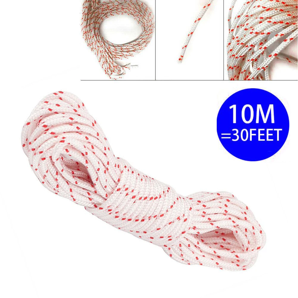 Recoil Starter Rope Pull Rope For Homelite Lawnmowers 10m Ø3mm Resilient Home DIY Garden Spare Parts Power Tool Accessories