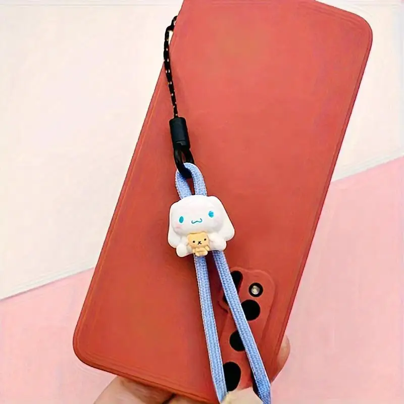 Sanrio Cute Hello Kitty Phone Pendant Instagram Style Creative Lanyard Short Key Chain Birthday Companion Christmas Deco Gift