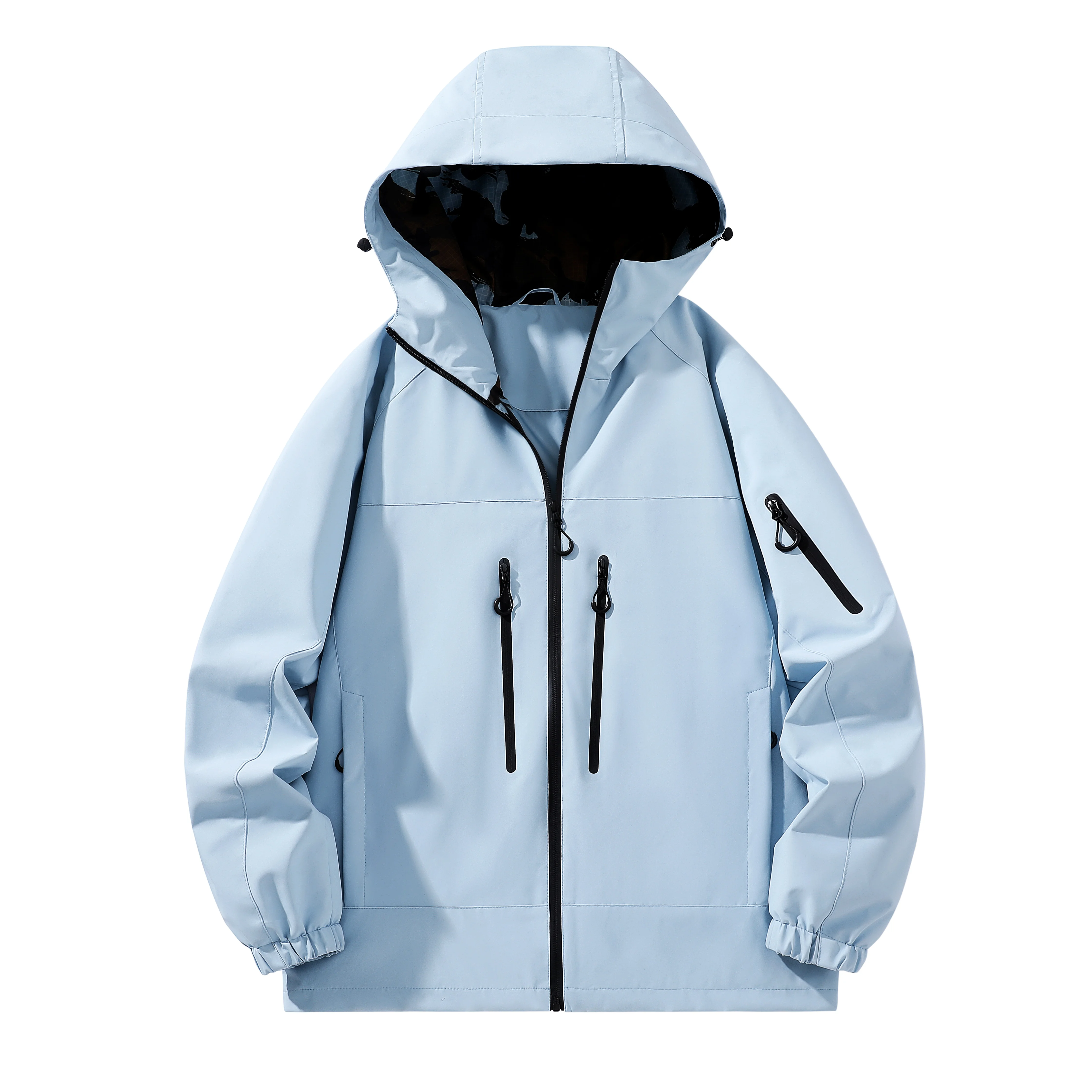 رجل خندق معطف الشتاء الخريف 2025 في الهواء الطلق مقاوم للماء يندبروف مقنعين معطف تسلق الجبال عالية الجودة تصميم للجنسين للرجال #1