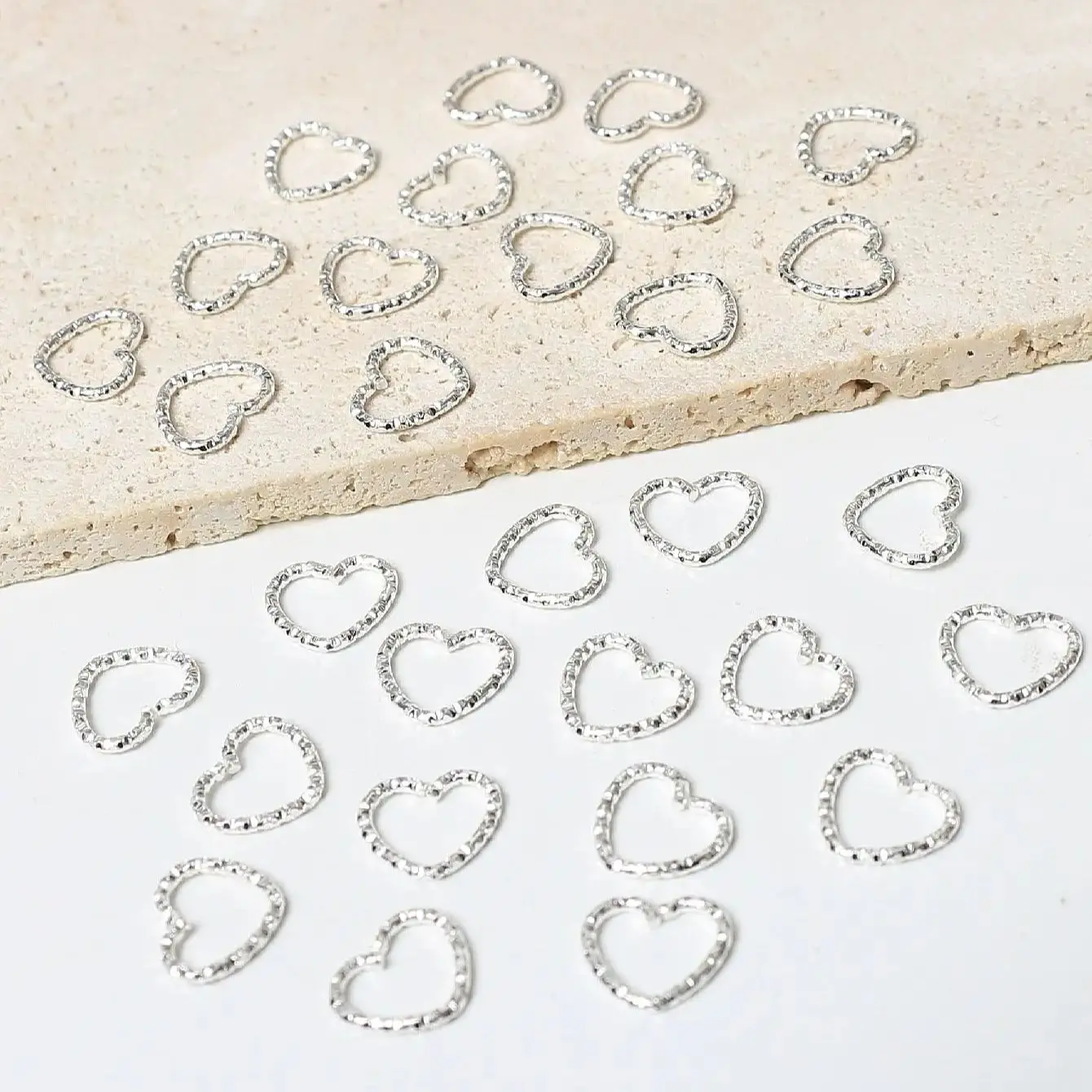 30pcs Women Heart Design Fashionable Bohemian Hippie Style Hair Ring For Hair Decoration/Accessories