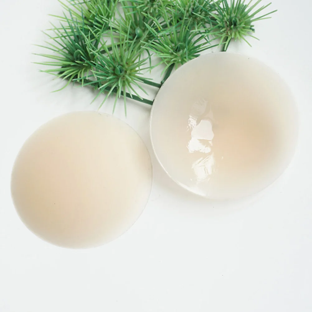 

1Pair Premium Silicone Nipples Stickers Anti-Bump Invisible Chest Pad Comfortable Breast Stickers for Backless Strapless Wear