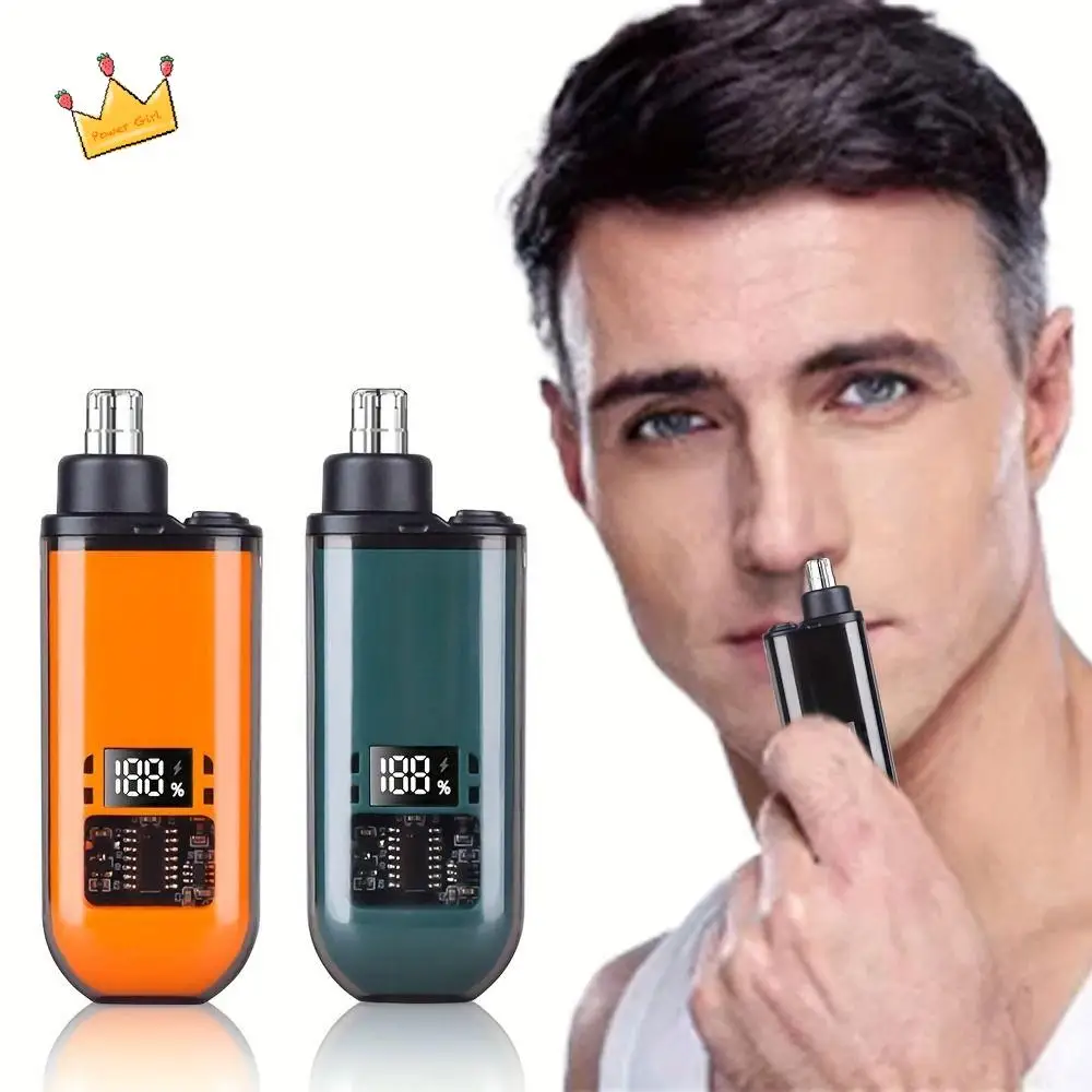 

Mini Electric Nose Hair Trimmer Painless Portable Ear Face Clean Trimmer Rechargeable Waterproof Eyebrow Trimmer Unisex