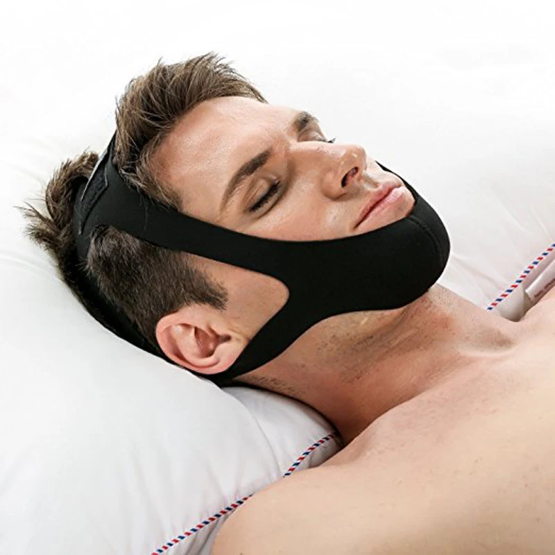 Anti Snore Belt Stop Snoring Chin Strap Woman Man Night Sleeping Aid Tools Snoring Protection Jaw Anti-snore Bandage One Size