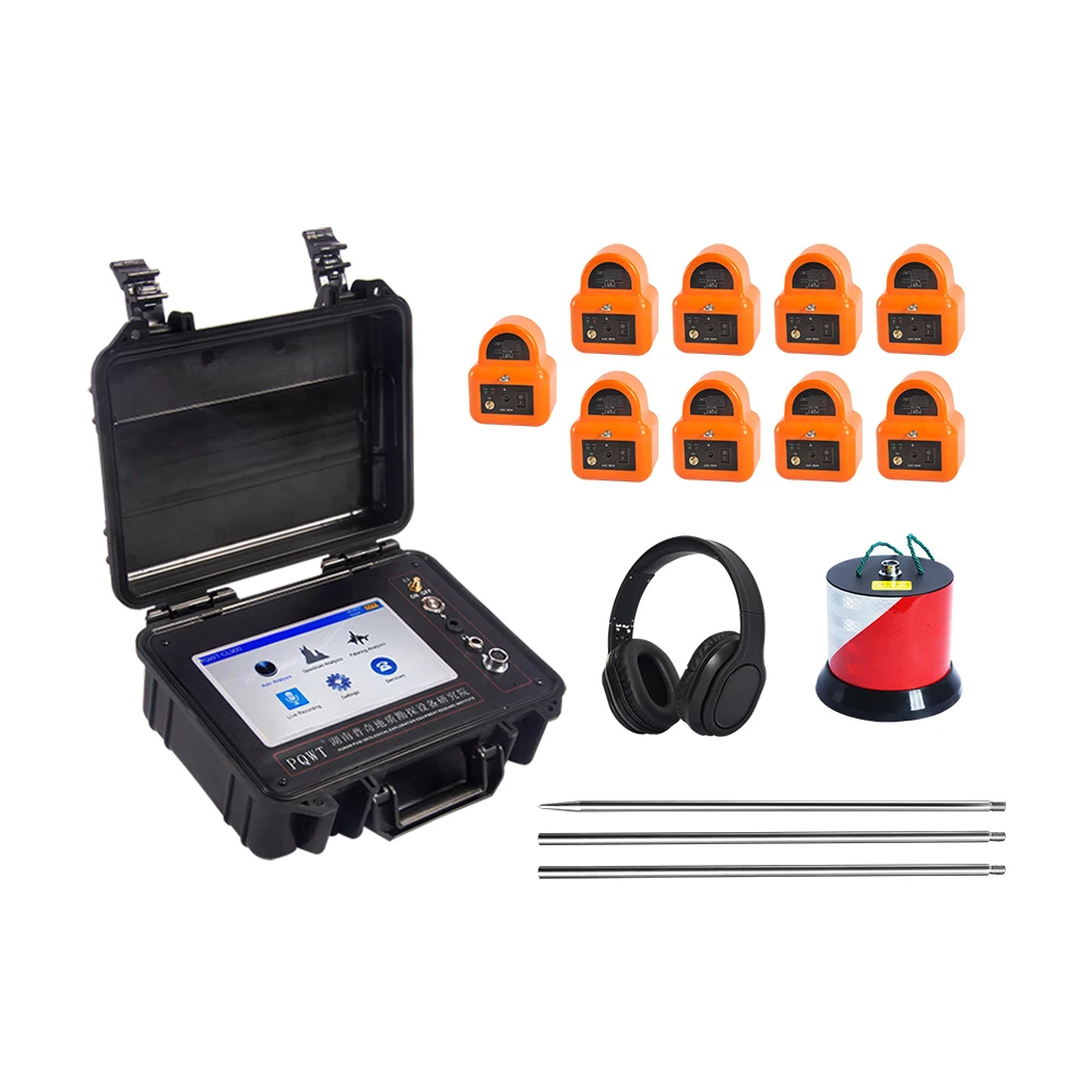 PQWT-CL900 Multi Wireless Sensors Detector De Fugas De Agua Large Area Underground Pipe Water Leak Detector