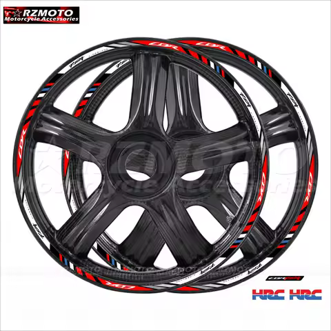 Motorcycle Wheel Frame Rim Sticker Decal Stripe17" Fit For HONDA HRC CBR125R CBR150R CBR250R CBR300R CBR500R CBR600RR CBR1000RR