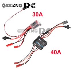 1PCS 30A 40A Brushed ESC Electronic Speed Controller 2KHz Brush Brake for WPL C24 C34 MN D90 MN99S MN86S RC Car Upgrade Parts