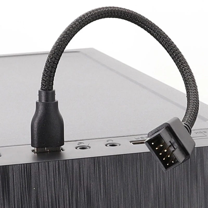 USB A Male to 9Pin Male Mainboard Extension Adapter Cable High Speed Data Transfer Easy to Use