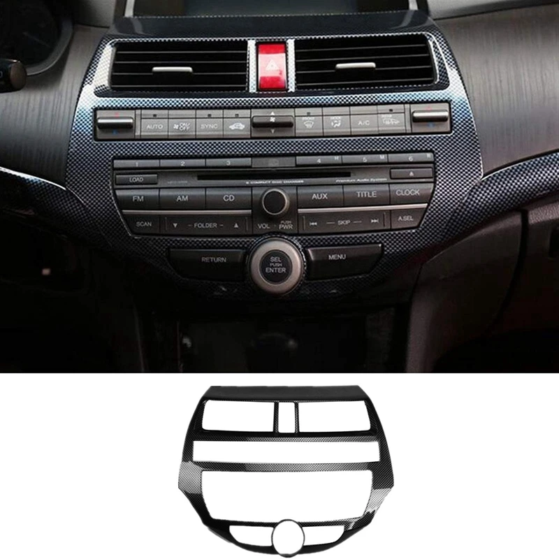 Car Styling Cover Console Center Dashboard Panel Sticker For Honda Accord 2008-2012