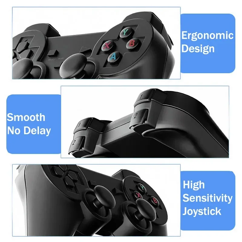 M8 Video Game Console Built-in 20000 Games Wireless Controller TV Game Stick 4K HD Retro Mini Handheld Game Player