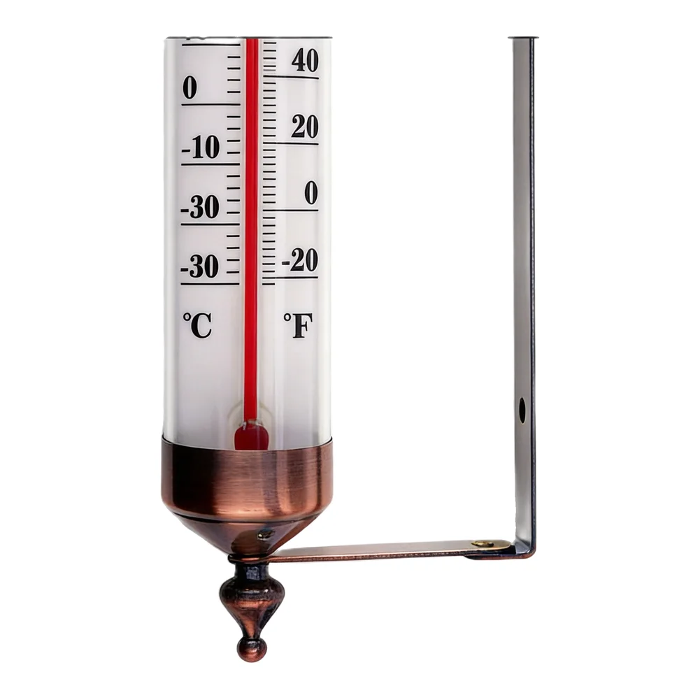Hydrothermograph Garden Thermometer Greenhouse Household Measuring Outside Patio Sun Terrace Tools -30 To 50°C -30-50°C