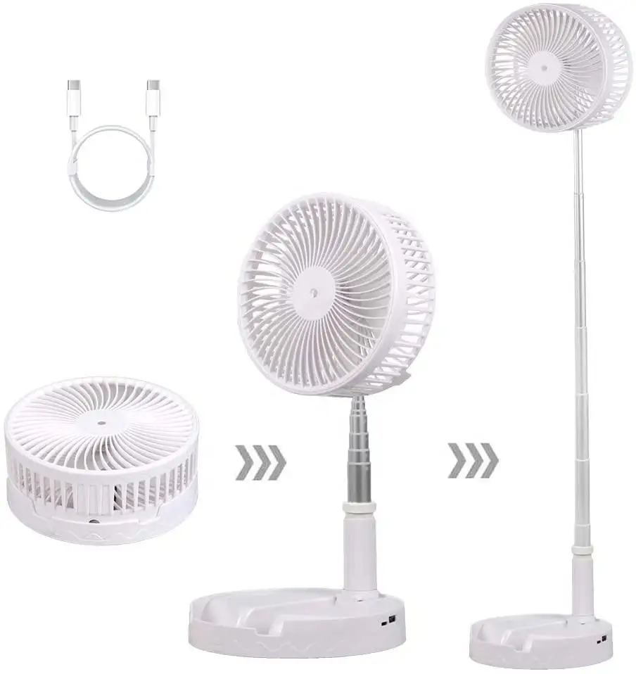 

Небольшой круглый стол для использования в помещении и на улице, переносная подставка для кемпинга, складной перезаряжаемый вентилятор, бытовая техника, Складной вентилятор на заказ