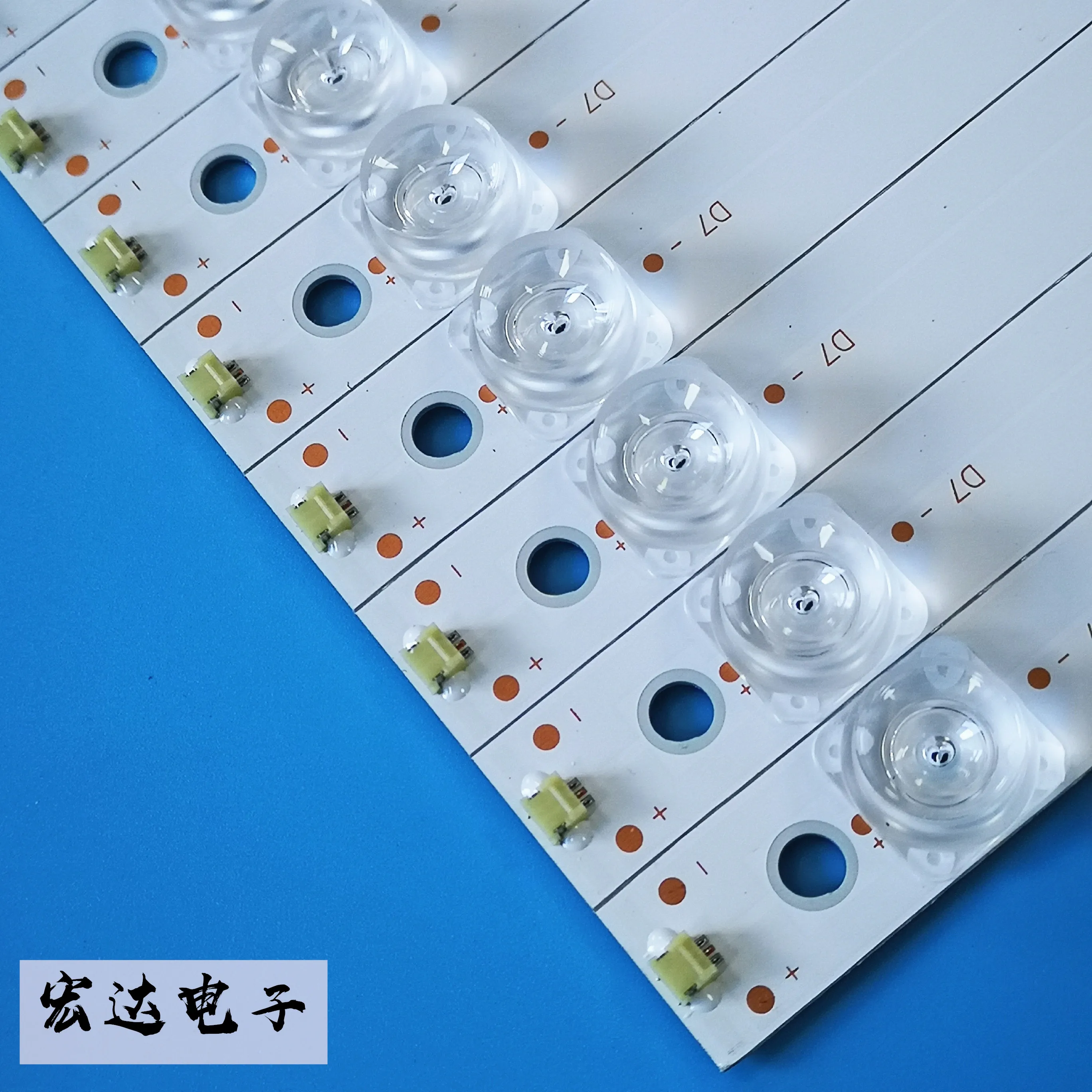 Kit 12Pcs Led Backlight Strips Voor L75M5-4S