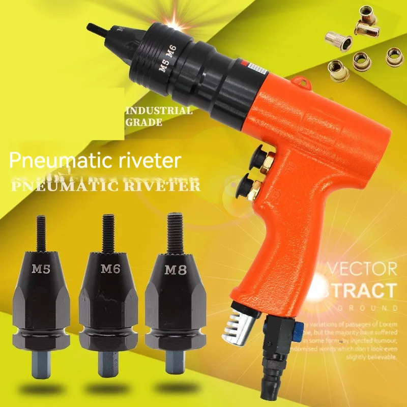 Pneumatic cap pulling gun rivet nut gun rivet nut gun pneumatic rivet gun semi-automatic rivet nut gun