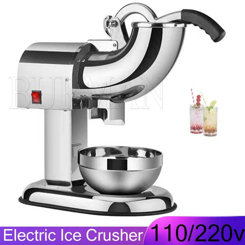 

Commercial Ice Shaver Electric Ice Crusher Snowflake Maker Snow Cone Machine 110v 220v