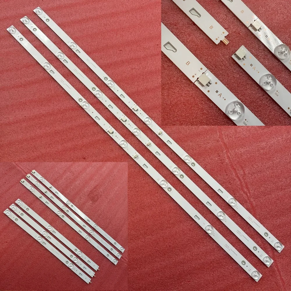 

3 шт./компл. светодиодная подсветка для 7LED TCL 43D2700 43HR332M07A0 V2 4C-LB430T-HR1CK LC430DUY SH A1 43A9000
