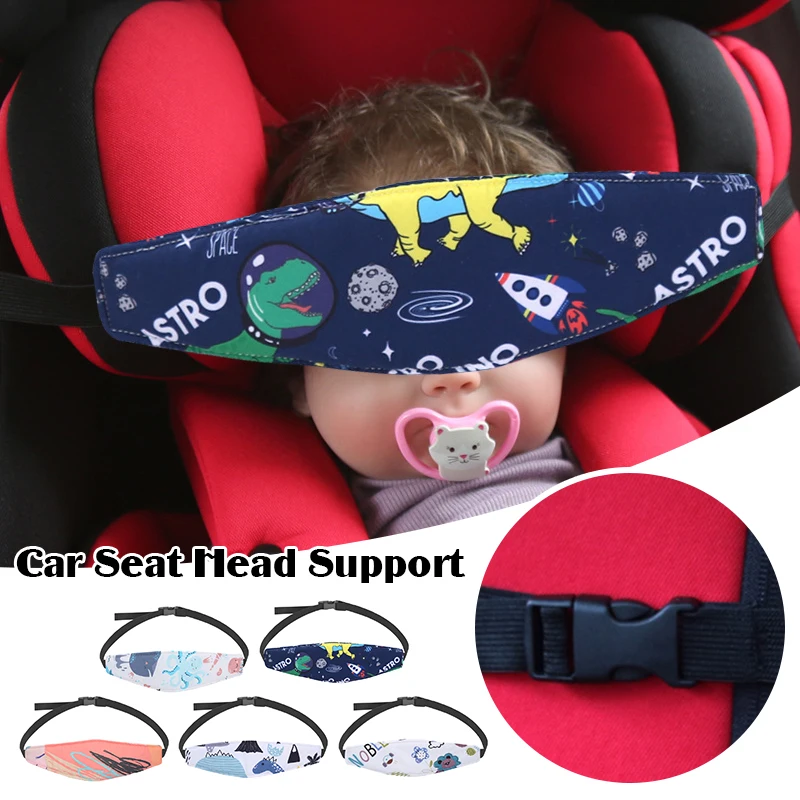 

Baby Head Support Car Seat Toddler-Head Band Strap Headrest Hildren Belt Fastening Belt Adjustable Sleep Safety Sleeping Pillows