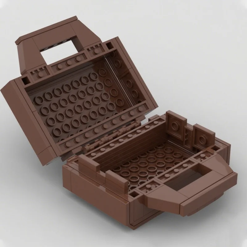 103개 MOC 6 1 스케일 서류 가방 모형 건축 블록 크리스마스 선물 DIY 장난감 아이디어 교육용 어린이 생일 선물