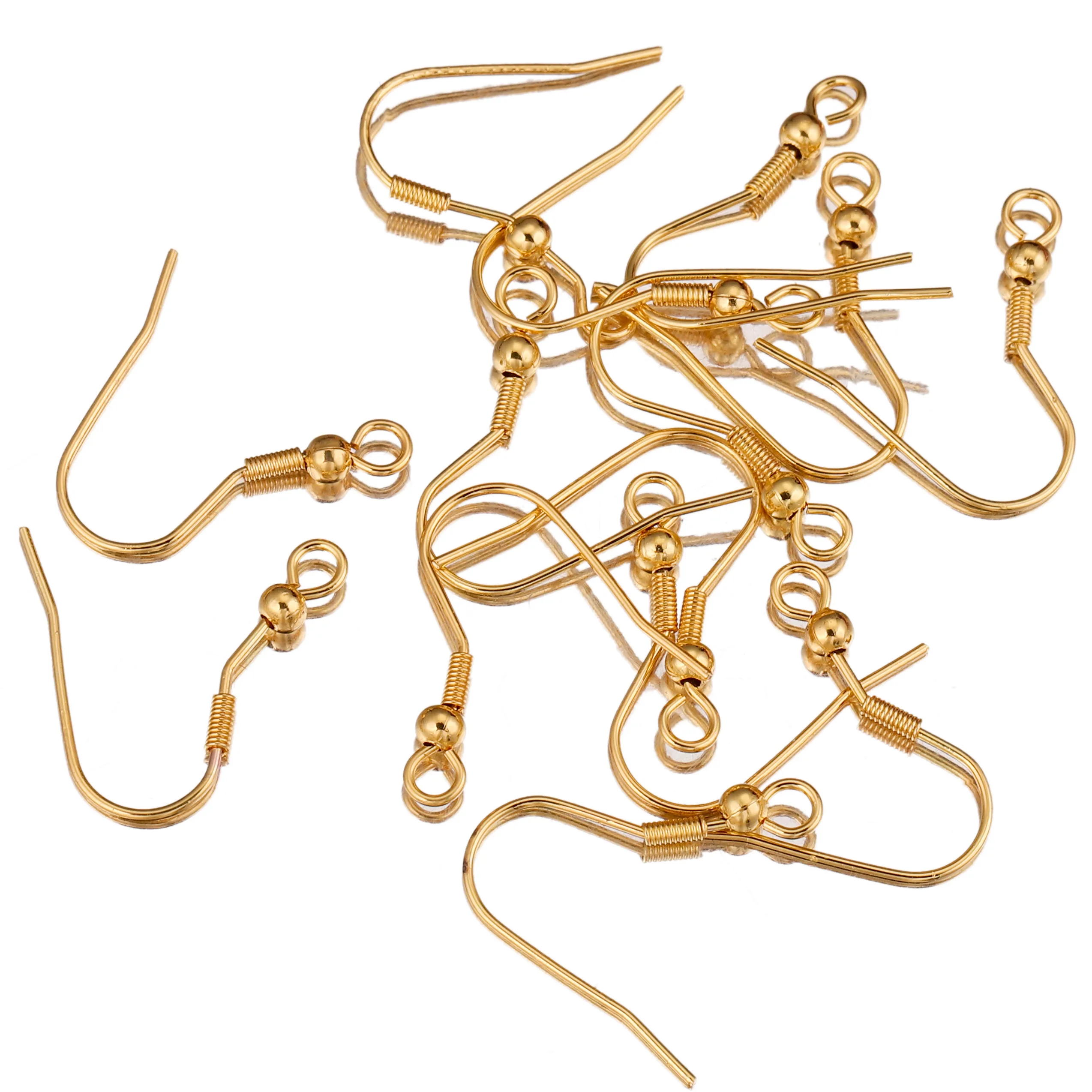 50pcs Stainless Steel Earring Hooks Hypoallergenic Earring Making Kit Earrings Parts Clasp for DIY Jewelry Making Supplies image 3
