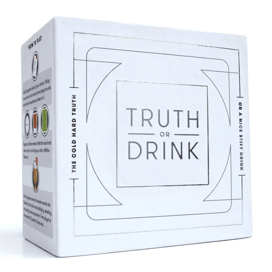 Truth Or Drink The Card Game By Cut 432 Hilariously Funny Questions 55 Strategy Cards Perfect Adult Card Game，Drink games