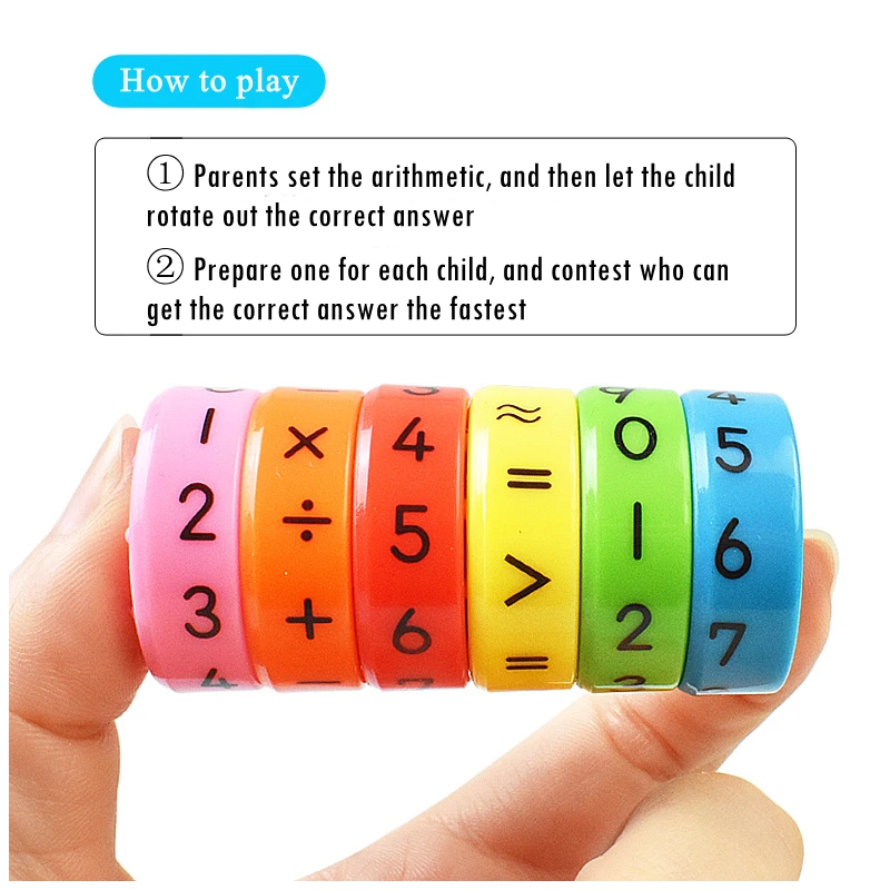 Montessori Math Toys Numbers Magic Cube Magnetic Kids Educational Block Calculate Game Interactive Baby Toys