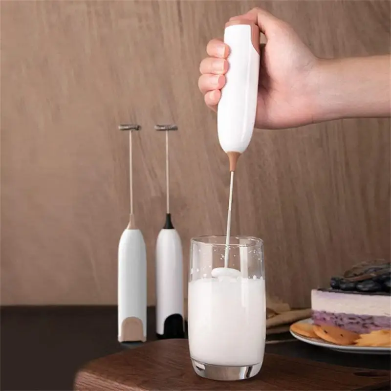 Electric Milk Frother Kitchen Drink Foamer Whisk Mixer Stirrer Coffee Cappuccino Creamer Whisk Frothy Manual Blend Whisker Egg