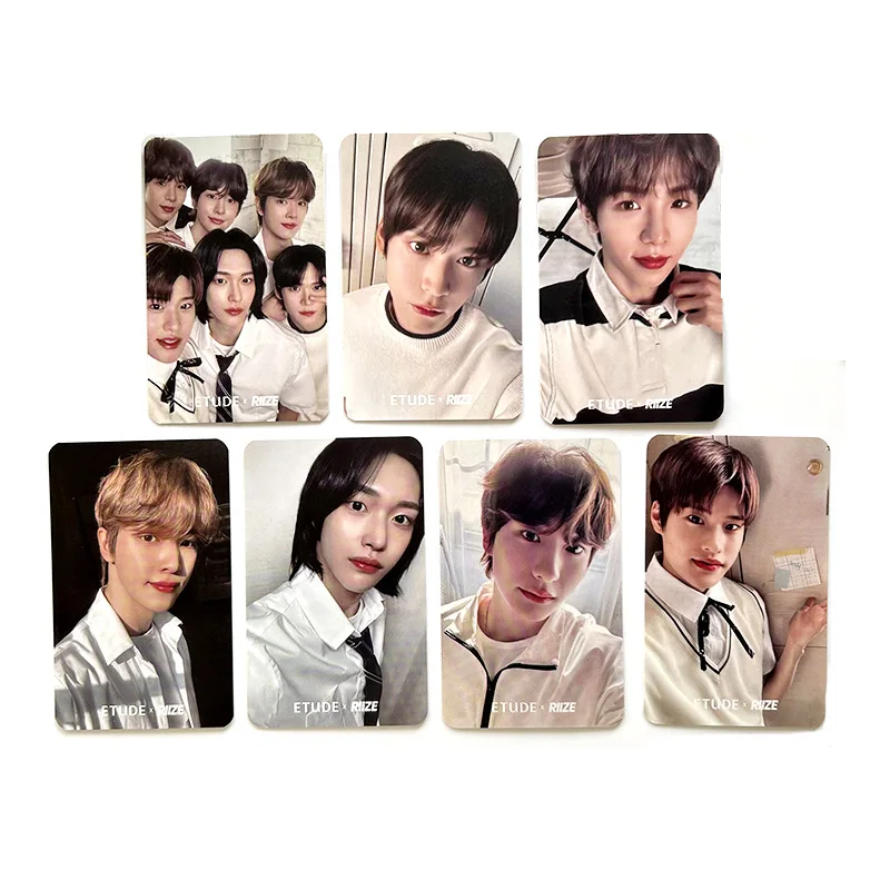 RIIZE Idol Boy Group, серия новых альбомов, фотокарточки SHOTARO EUNSEOK SUNGCHAN WONBIN SOHEE ANTON HD Printd, ломо-карты, подарки для фанатов