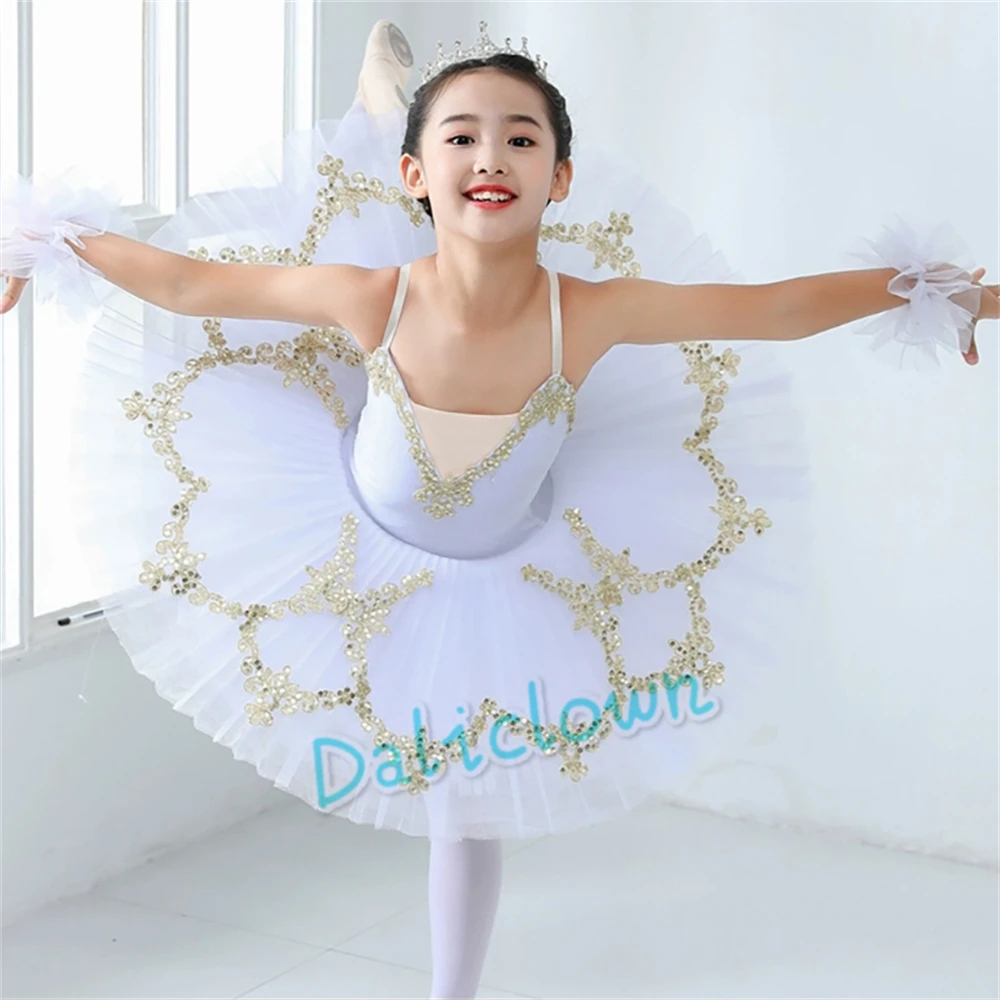 Professional Ballet Tutu Women Girls Ballet Dress Kids Adult Pancake Tutu Ballerina Princess Birthday Party Dress Ballet Costume