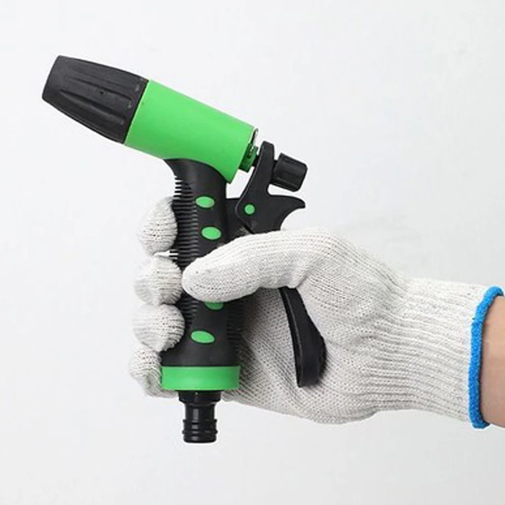 

12 пар проволочных перчаток, дышащие, прочные, рабочие перчатки, удобная посадка, нескользящая нейлоновая хлопчатобумажная ткань для рук, безопасность