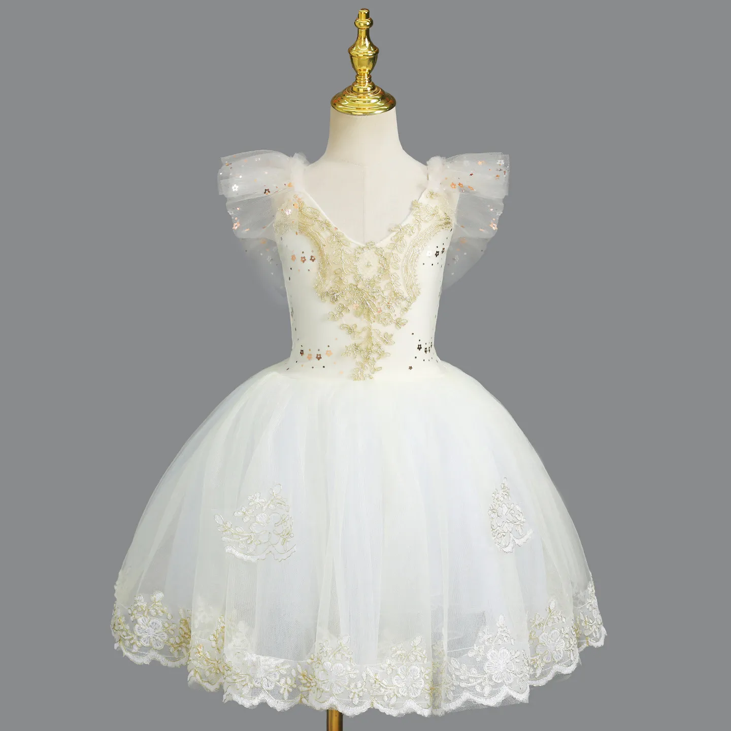 

Children's sequined princess tutu long girls tutu 61 stage performance suit