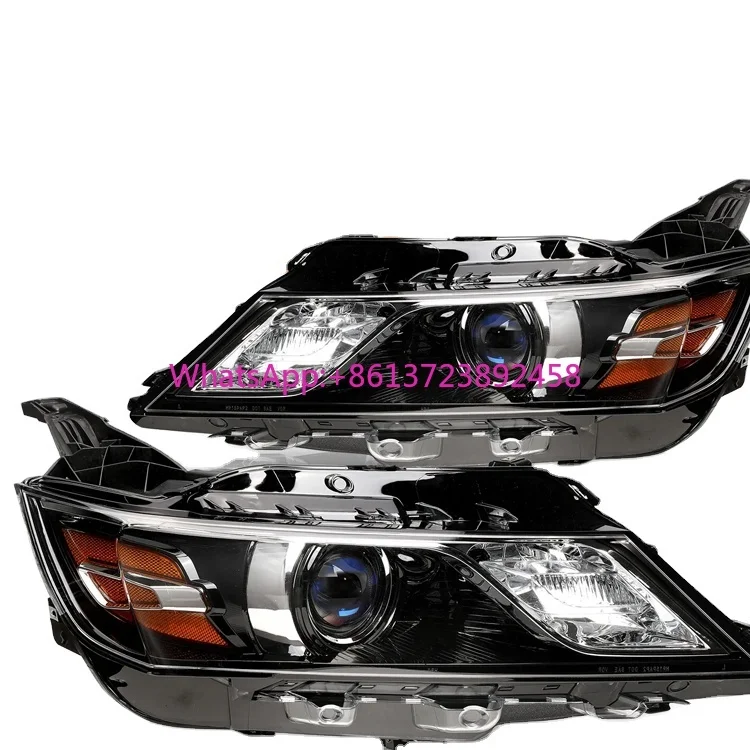 

High Quality Black Headlights for Chevrolet Impala Halogen Projector Headlamp L+R 14-20