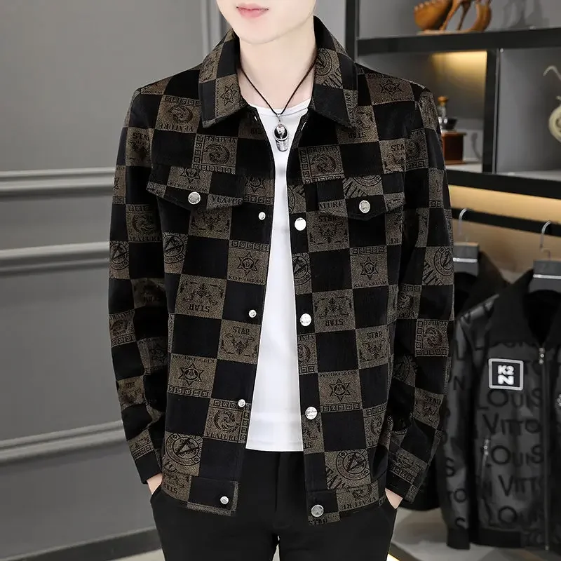 Business Men\'s Suit Jackets Black Single Breasted Coat Male Blazer Dress Luxury Designer Fashion 2024 Original New in Clothing