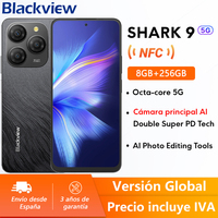 Smartphone Blackview SHARK 9 5G 8GB 256GB HD + IPS 6,67 screen 90Hz 50MP main camera NFC GPS Android 14 phone