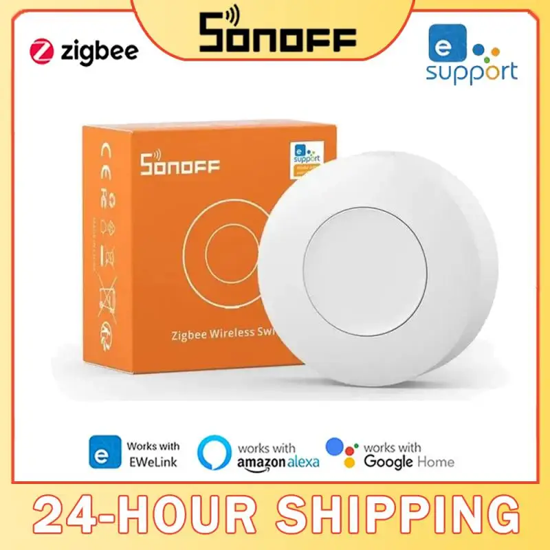 SONOFF SNZB-01P Zigbee Wireless Switch Button Smart Scene Switch Two Way Smart Home Control For EWeLink APP Alexa Smartthings